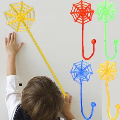 1-10pc Elastically Stretchable Sticky Spider Web Climbing跨