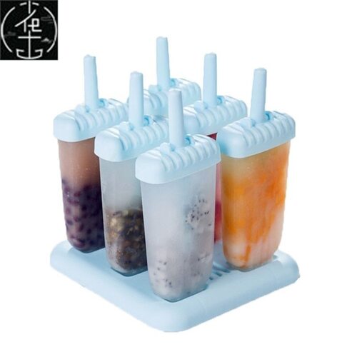 Mould Popsicle-Mold Ice-Cream-Maker Reusable-Tool Cool 6-Gri