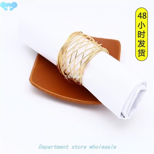 Round Ring Buckle Napkin Ring Hotel Wedding Table Napkin Buc
