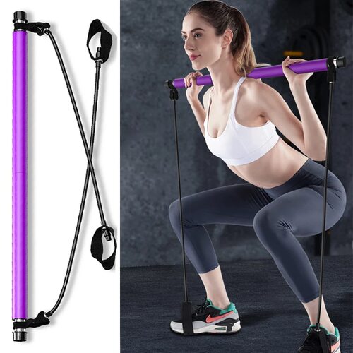 Yoga Crossfit Resistance Bands Exerciser Pull Rope Portable