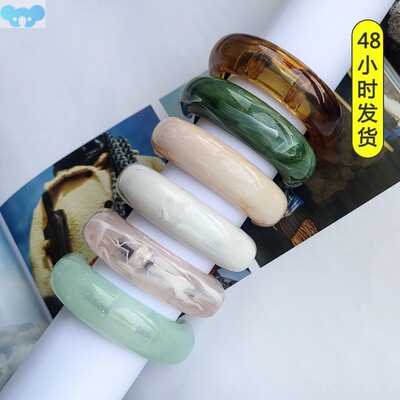 Acrylic Hair Band Clip for Women Aesthetic Vintage Jewelry