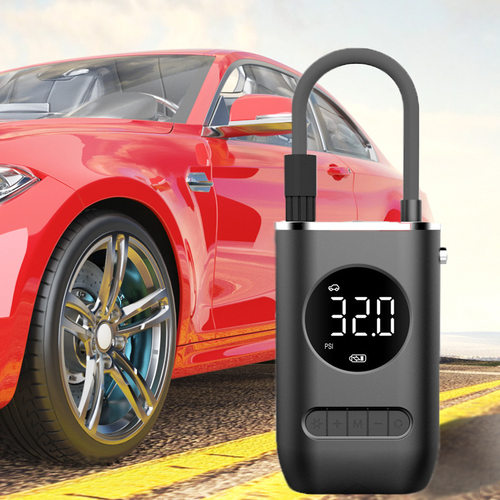 Mini Portable Car Electrical Air Pump Wireless Tire跨境