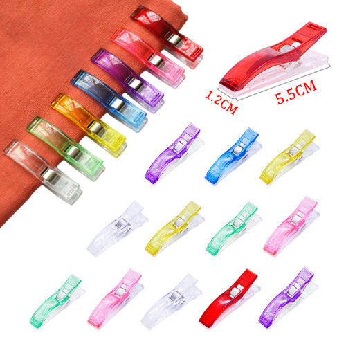 50PCS 55MM Sewing Clip Plastic Handmade DIY Crafts Clothing