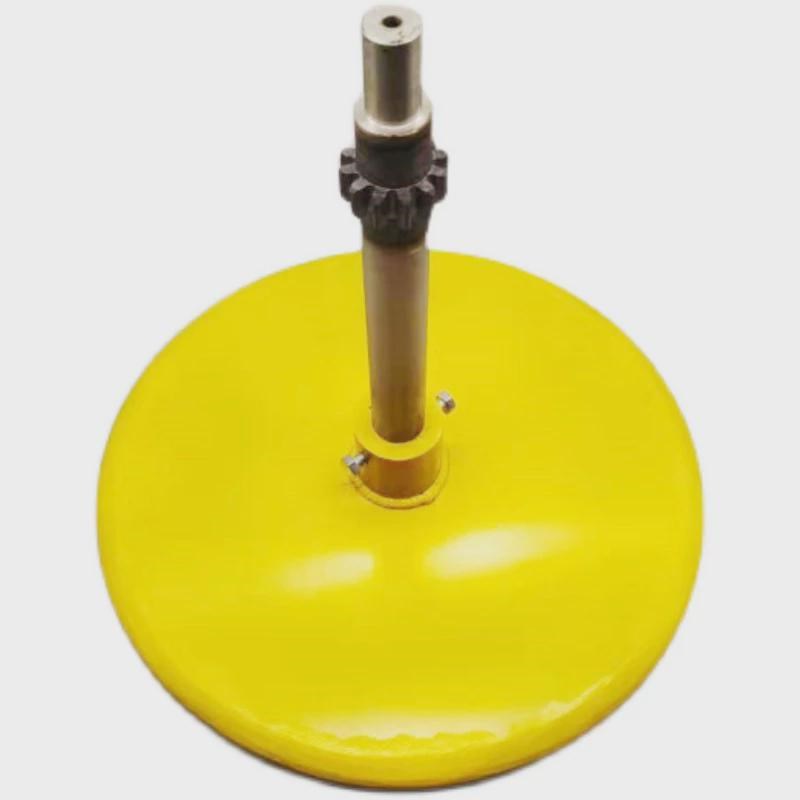 电梯盘车轮轴内径25mm手拨轮主机盘车轮装置 12齿盘车轮直径350mm