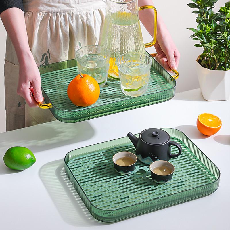 杯架杯子收纳置物架水杯茶杯架子沥水托盘家用桌面放置盘水壶杯盘