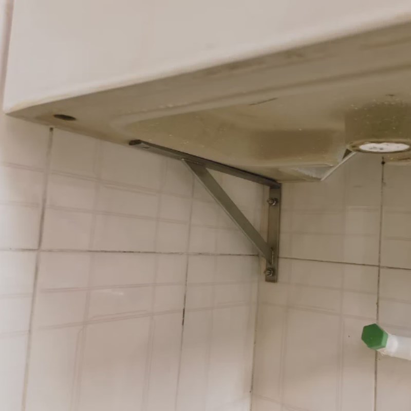 加厚实心不锈钢三角支架托架墙上搁板层板承重大理石台面台盆支架