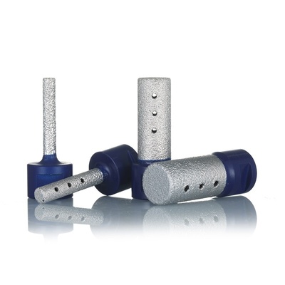 钎焊M14直立铣刀扩孔器5/8-11石材瓷砖岩板金刚石角磨机修边直刀