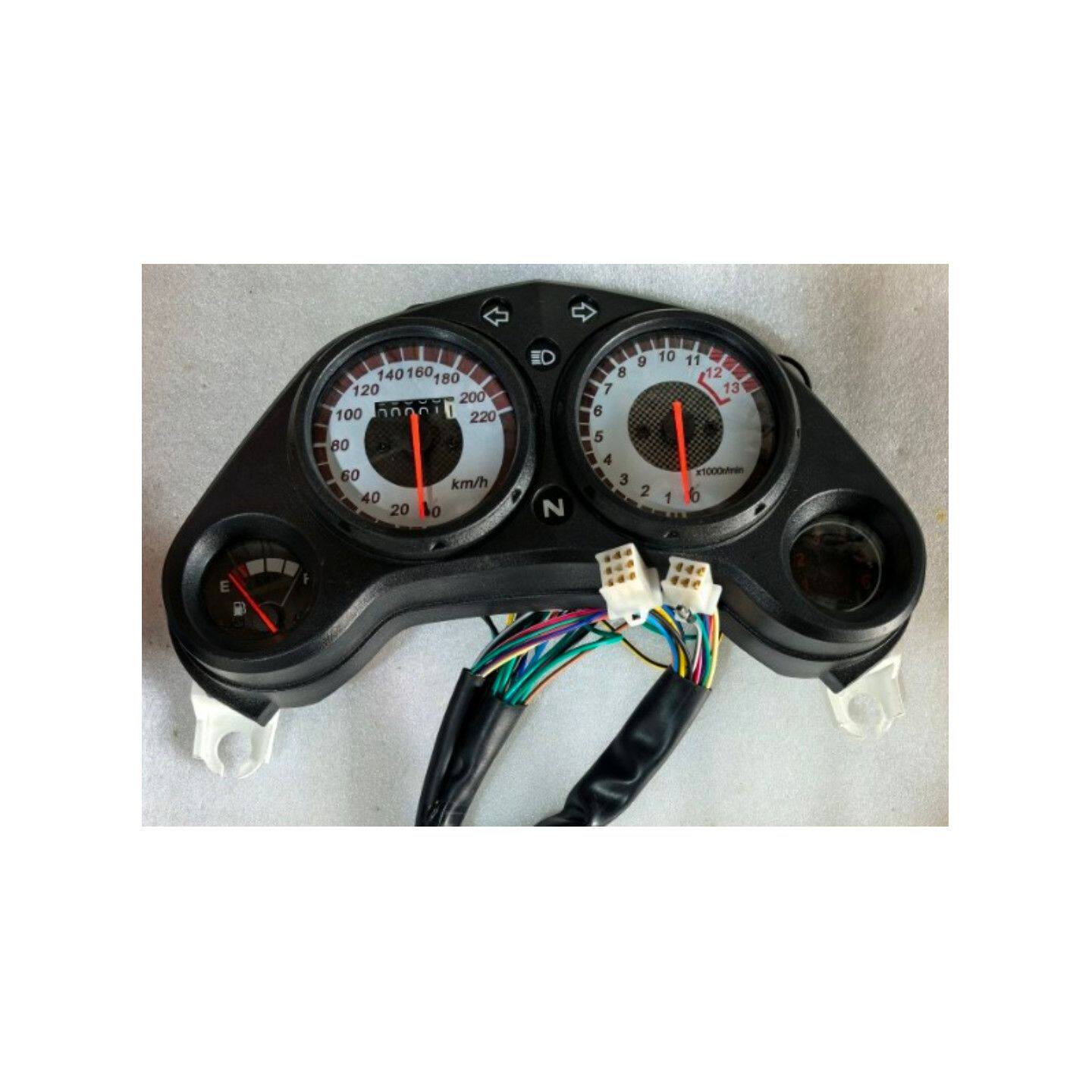 地平线R2竞标仿赛摩托车机械里程表油量转速1-6档专用仪表