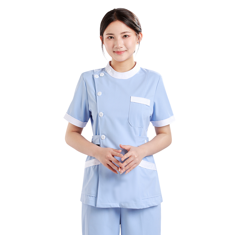 口腔科男女医生护士工作服分体套装牙科月嫂母婴护理美容院长短袖