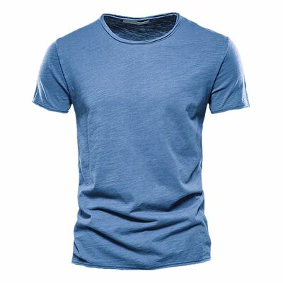 Top Tees Men Summer New  Classic 100% Cotton t shirt for men