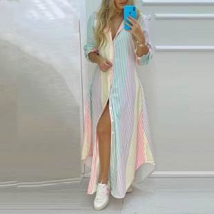 2021 summer female dresses women skirt ladies shirt dress 女