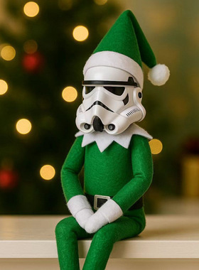 tormtrooperChristmas Elf Doll 星球大战圣诞节装饰窥探摆件