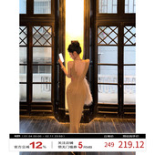 牛了牛了 长裙高级感裙子 千金感法式 御姐感连衣裙女2025冬季 新款