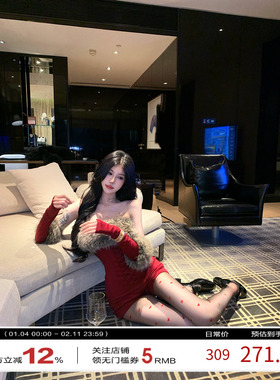 牛牛【限定卡戴珊】法式性感辣妹鱼骨胸衣套装N25Y30226