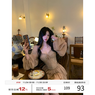 牛了牛了 辣妹穿搭套装女2025早秋鱼骨胸衣抹胸上衣半身裙两件套