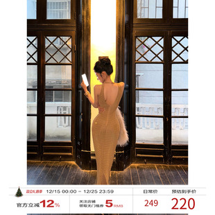 千金感法式 新款 长裙高级感裙子 御姐感连衣裙女2025冬季 牛了牛了