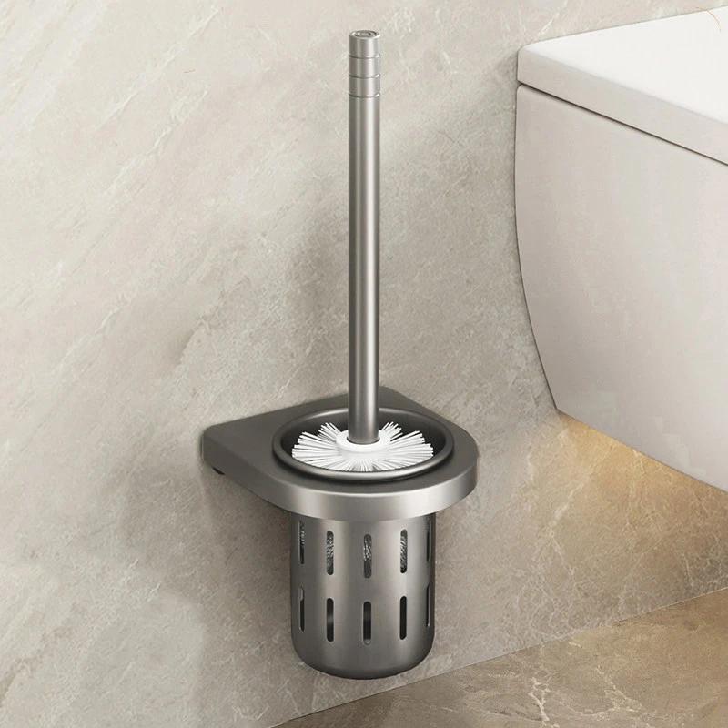 卫生间免打孔长柄马桶刷壁挂式家用无死角厕所刷子置物架洁厕刷