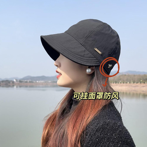 露思同款速干防晒遮阳鸭舌帽潮流