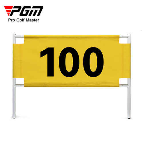 PGM高尔夫距离牌钢管帆布100码练习场标识码数牌距离指示牌