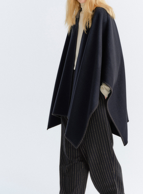 【博主同款】TOATEE 天丝羊毛双面呢披肩