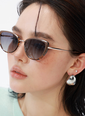 气质姐！不挑人猫眼！欧美时尚猫眼偏光太阳镜女款个性防晒墨镜