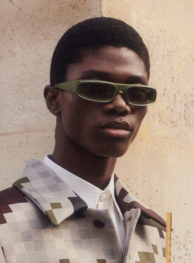 罕见长方形！欧美时尚小框太阳镜户外防晒墨镜