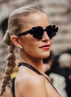 花朵太阳镜抓马综艺欧美女