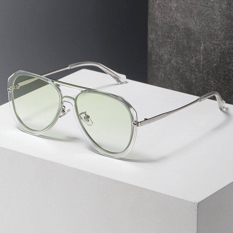 欧美时尚蛤蟆太阳镜男户外飞行员墨镜男高端跨境眼镜双梁百搭复古