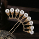 汉服头饰古风发簪发排簪子珍珠排簪基础百搭明制发饰排钗配饰发钗