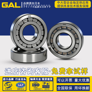 进口GAL满装圆柱滚子轴承NCF1009V-2RS 内径45外径75厚度16 密封