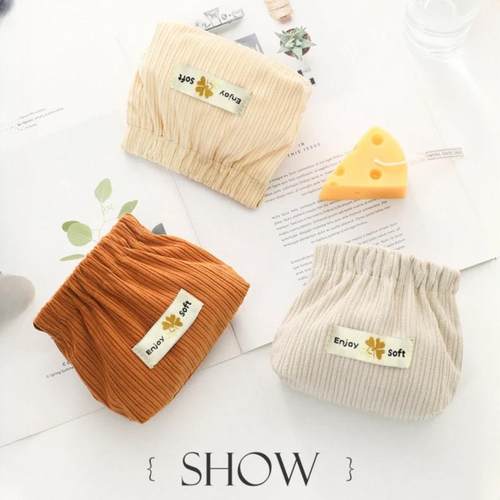 毛绒弹片收纳包口红化妆品