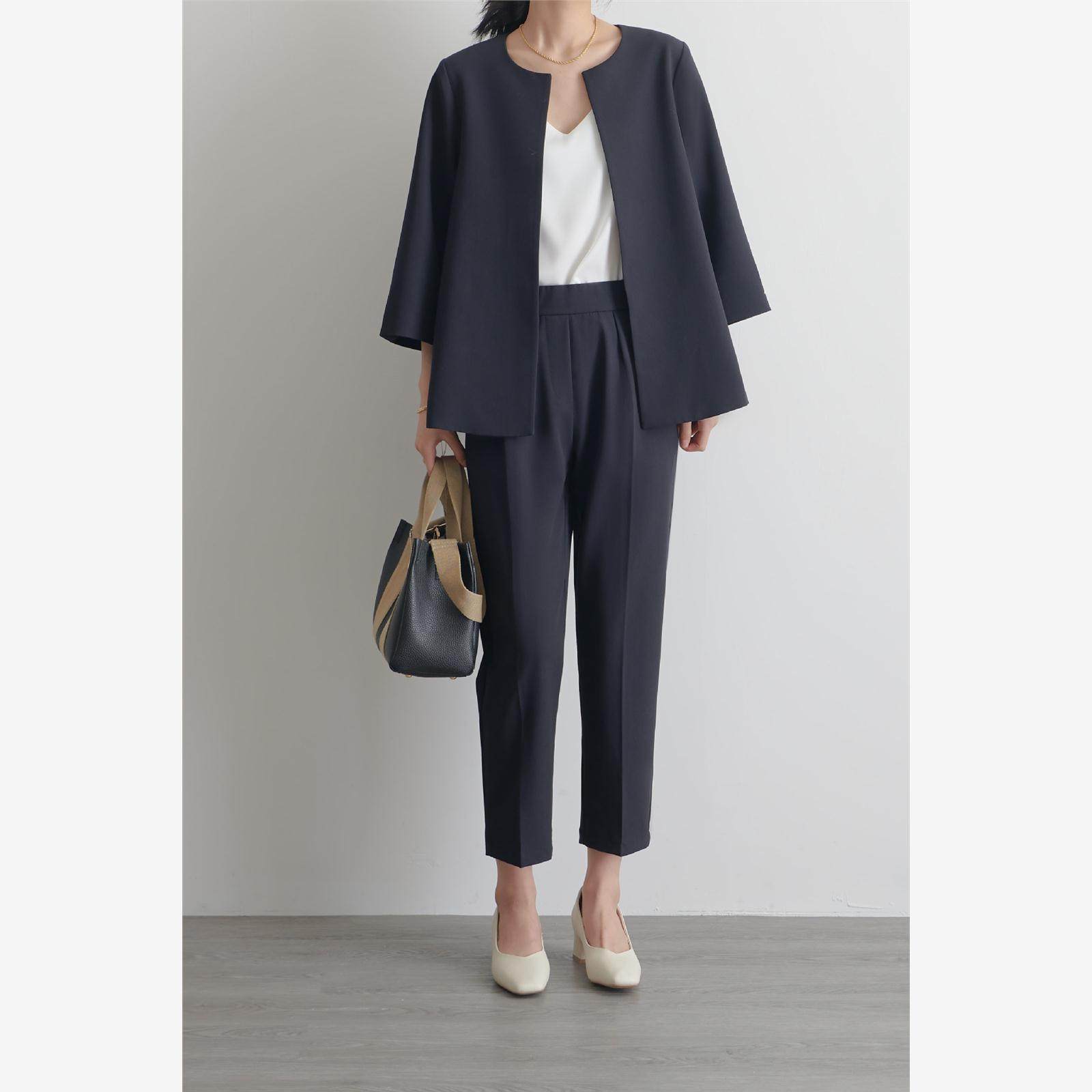 일본 대외 무역 여성 슬림 캐주얼 정장 학부모회 입학 복장 우아한 기질 전문 통근 여성 정장