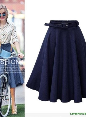 2018 Summer Dresses for Women Skirts Dress Demin mini Skirt
