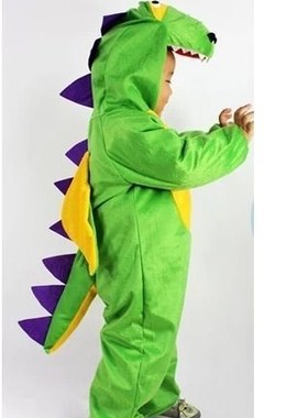 halloween child kid children kids costume green dinosaur