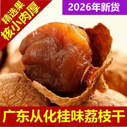 2026年新货桂味荔枝干核小肉厚特级广州从化特产500g包邮袋装现货