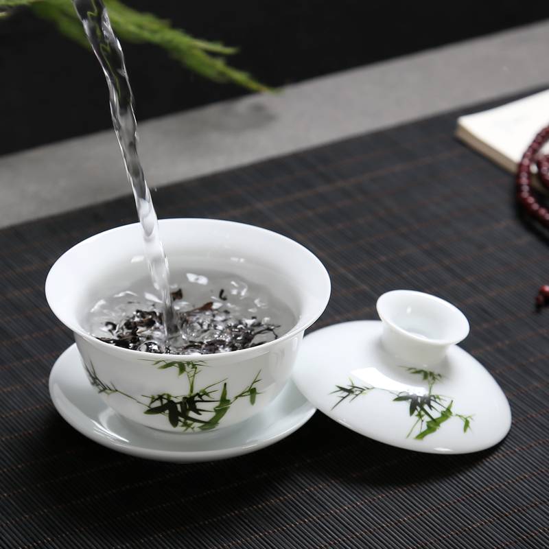 。青花瓷功夫茶具套装小茶杯功夫茶具白瓷茶具整套简约盖碗茶|msdalam kategori pinggan mangkuk, set teh, Kung Fu teh - dari Buy2taobao.com untuk memberikan perkhidmatan ejen Taobao profesional membeli