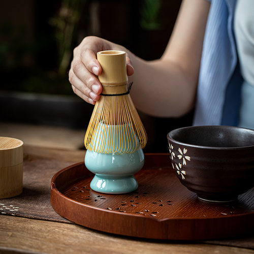 日式茶筅抹茶刷搅拌刷竹筅