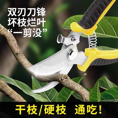 园林不锈钢省力果树剪刀