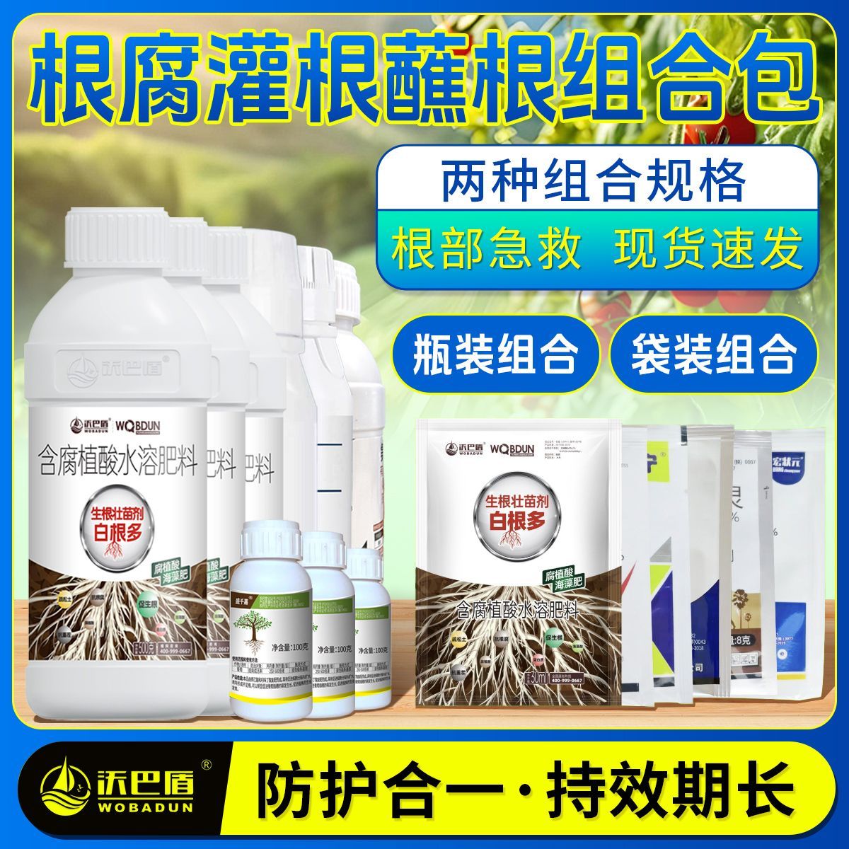 沃巴盾根腐灌根蘸根组合
