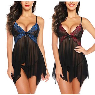 Underwear Women Sexy Lingerie Erotic Dress Seethrough Lace