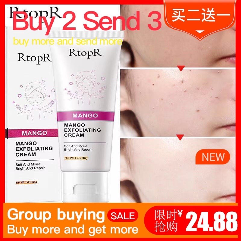 face Facial exfoliating cream whitening scrub cleanser acne