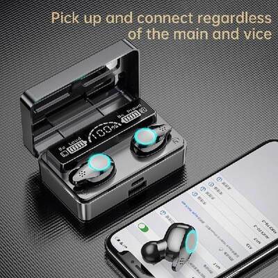 X TWS Earphones Wireless Headphone Touch Control 9D HiFi