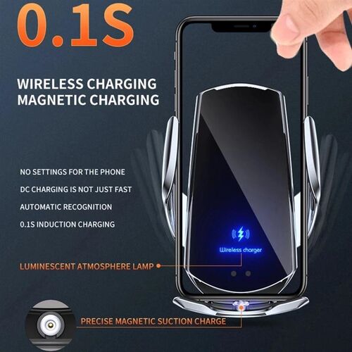 Car Wireless Charger Magnetic Auto Car Mount Phone Holder Fo