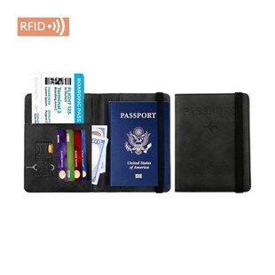 eather Travel Passport Holder Case Card ID Holders 14.5*10cm