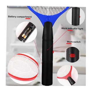 Killer Racket Fly Insect Electric Zapper Mosquito
