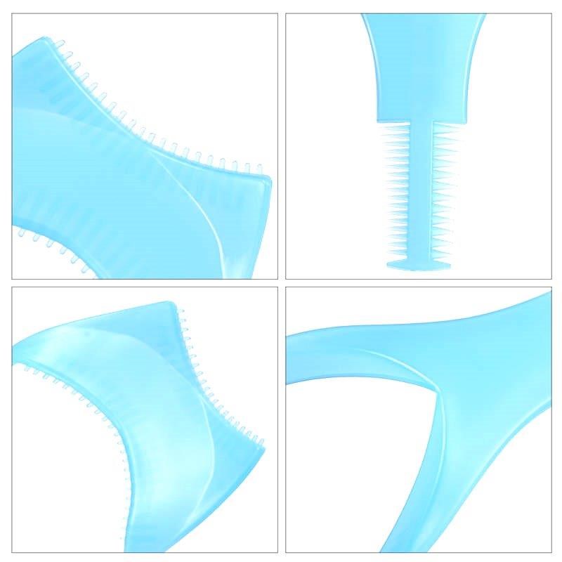 1/2/3Pcs 3 in 1 Eyelashes Tools Mascara Shield Applicator
