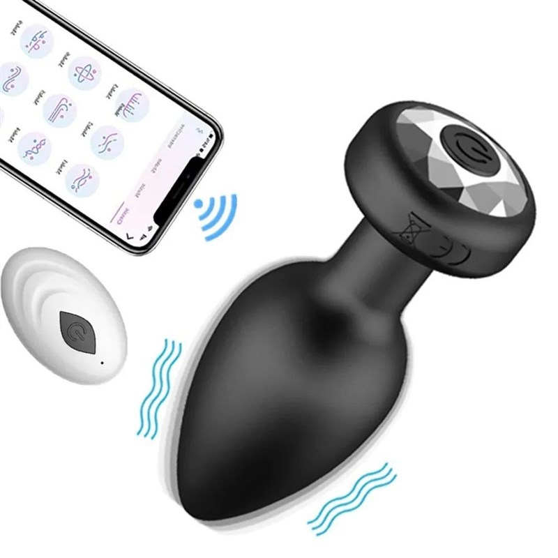 Bluetooth Anal Vibrator Butt Plug Prostate Massager Female