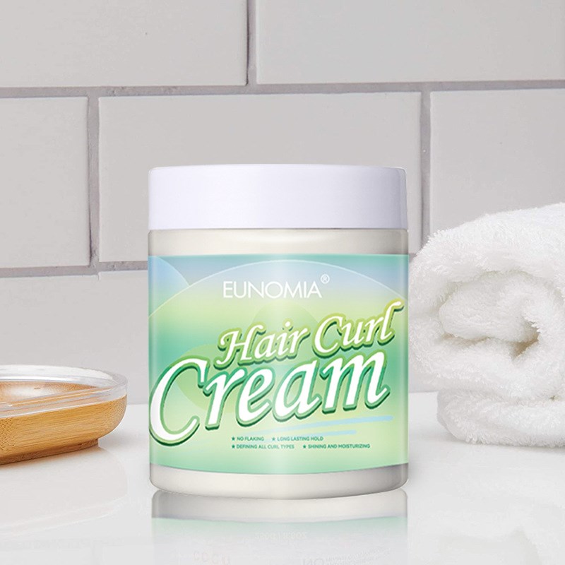 New卷发霜Cantu Hair curl cream AntiFrizz Curling Moisturi