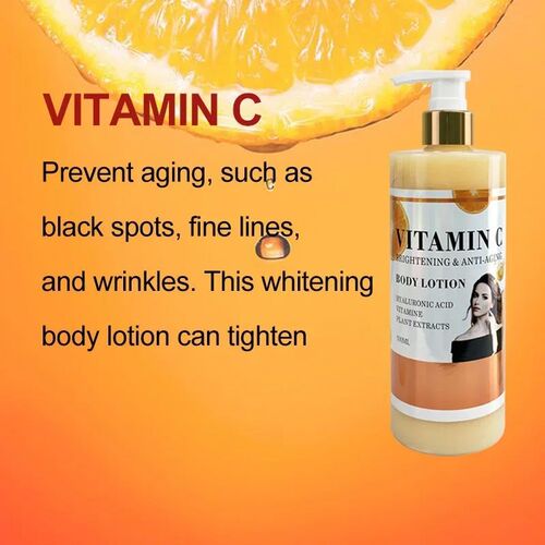 500ml Glutamate Body Cream Vitamin VC Moisturizing Lotion Sk