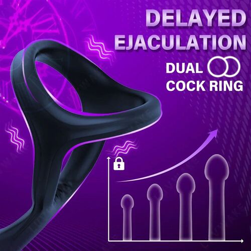 Telescoping Anal Plug Sex Toy for Man Wiggling Vibrator